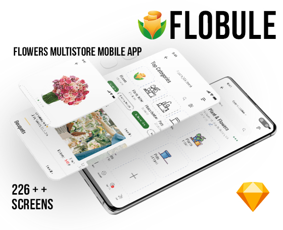Flobule UI Kit for Mobile App