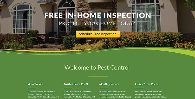 Pest Control - Bootstrap Website Template