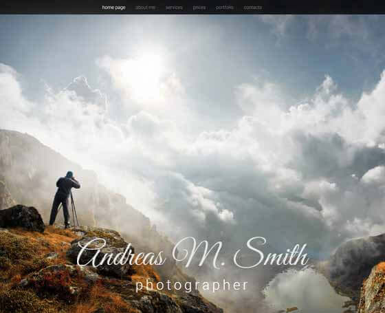 free photography bootstrap theme