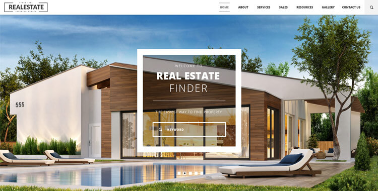 Real Estate - Free Bootstrap Template