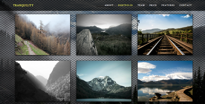 Tranquility - Responsive One-Page HTML5 Template