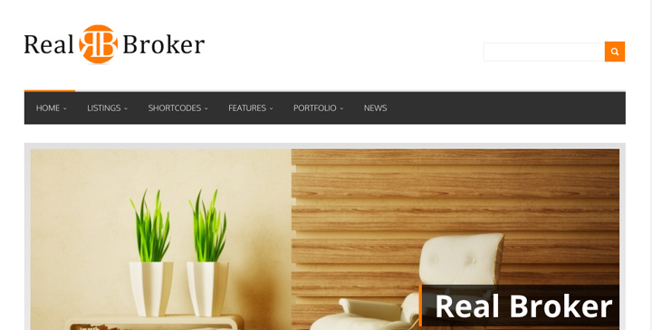 Realbroker - Wordpress real estate themes