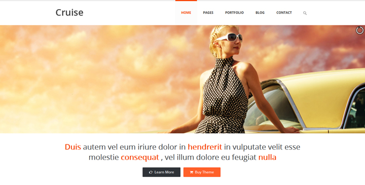 Cruise - Responsive Html Template