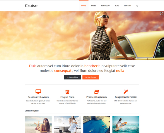 Cruise - Responsive Html5 Template