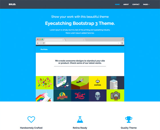Solid -Free Multipurpose Bootstrap Theme