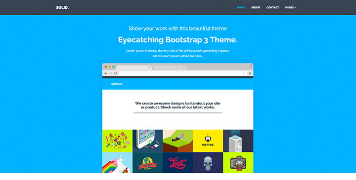 Solid -Free Multipurpose Bootstrap Template