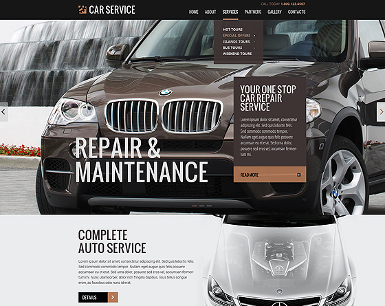Car Service - Bootstrap Responsive Theme