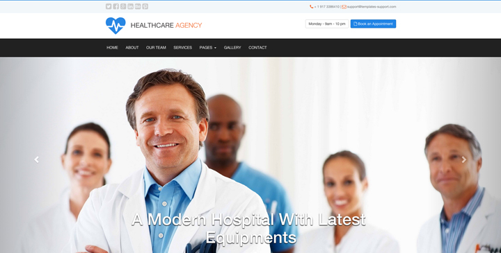Medical - free bootstrap website template