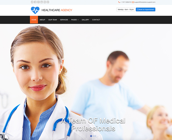 Medical - free bootstrap template