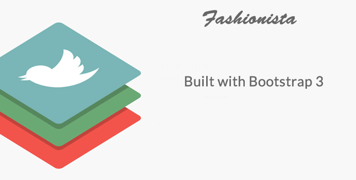 Fashionista - Fashion eCommerce Bootstrap Template