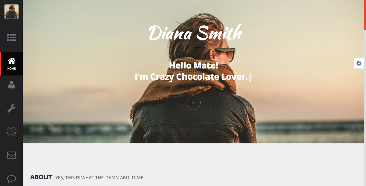 Diana - Personal HTML Template