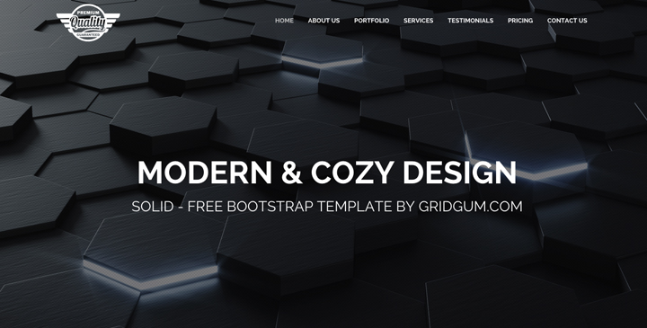 Solid - Free responsive bootstrap template
