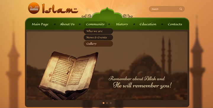 islamic wordpress theme