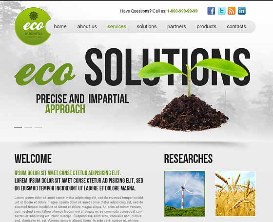 Ecology - wordpress responsive theme