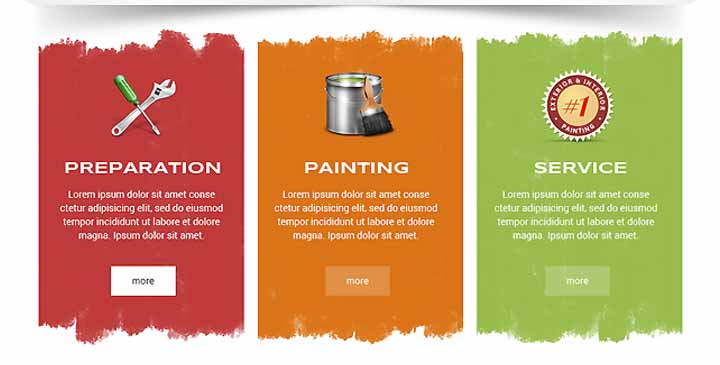 House painting website template
