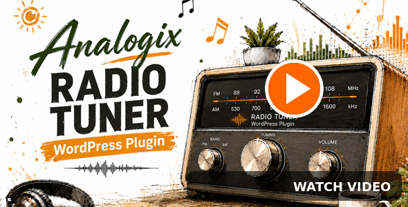 Watch Analogix Radio Tuner Plugin Video Presentation