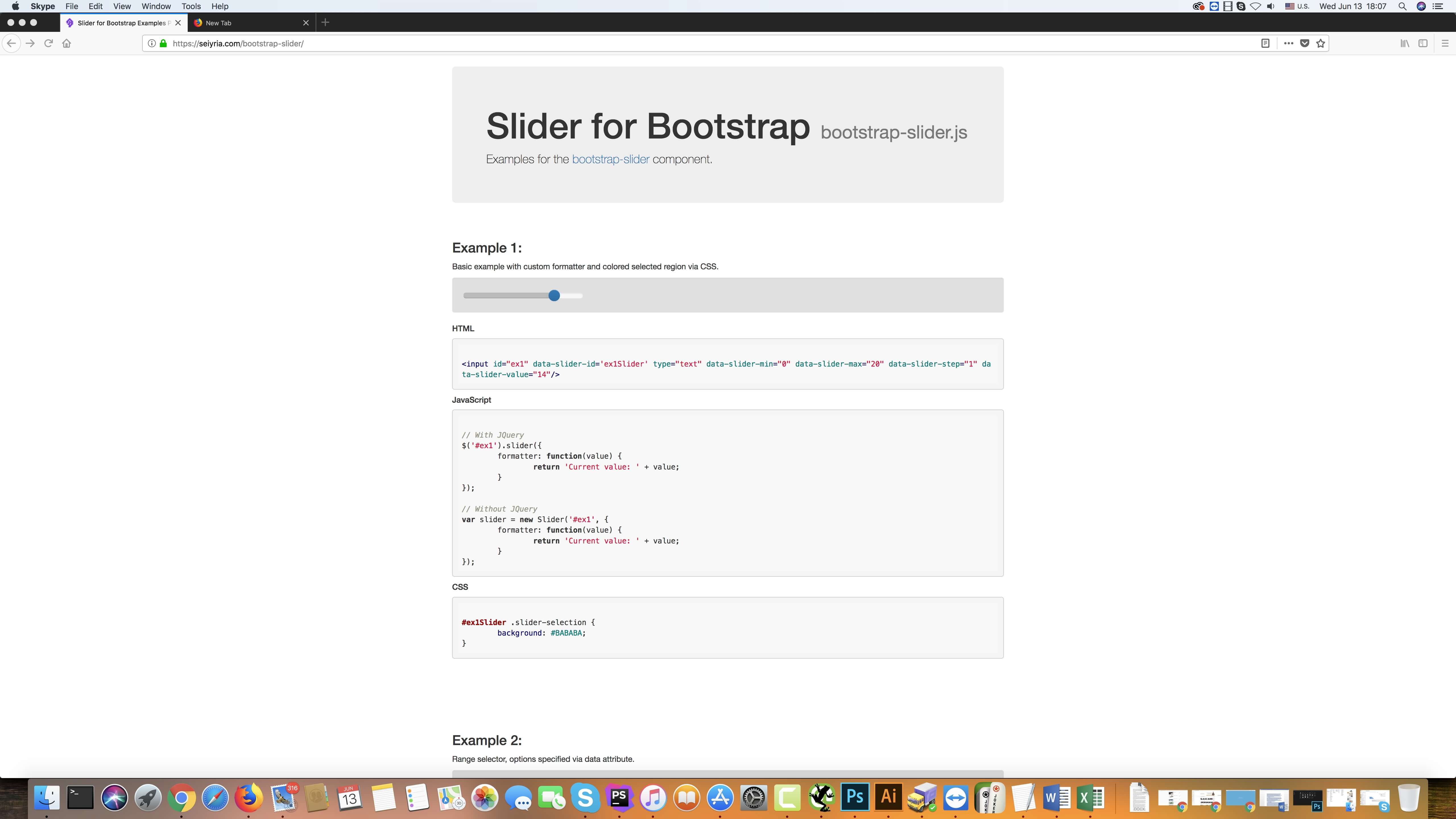 Bootstrap Slider