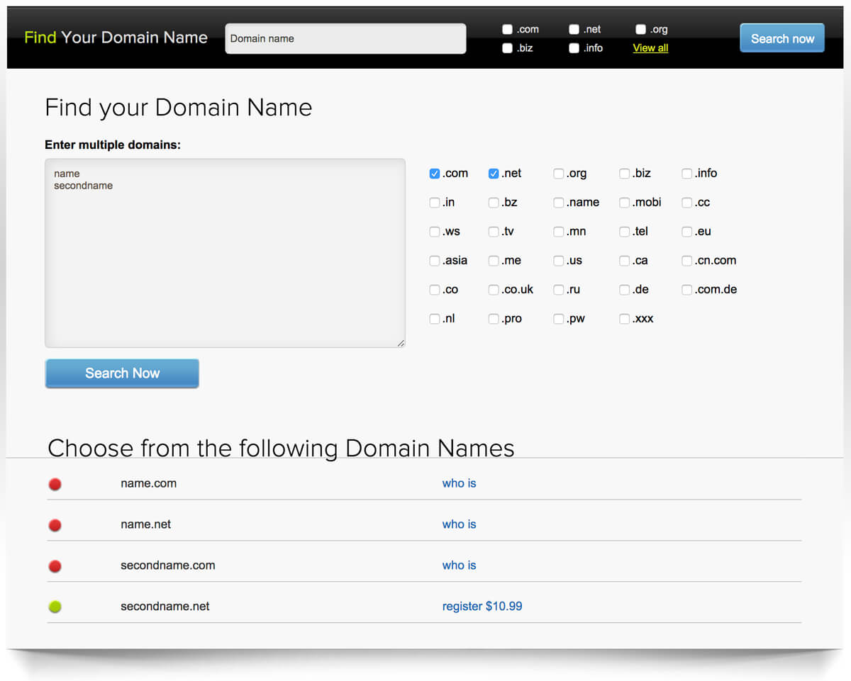 embed domain availability checker