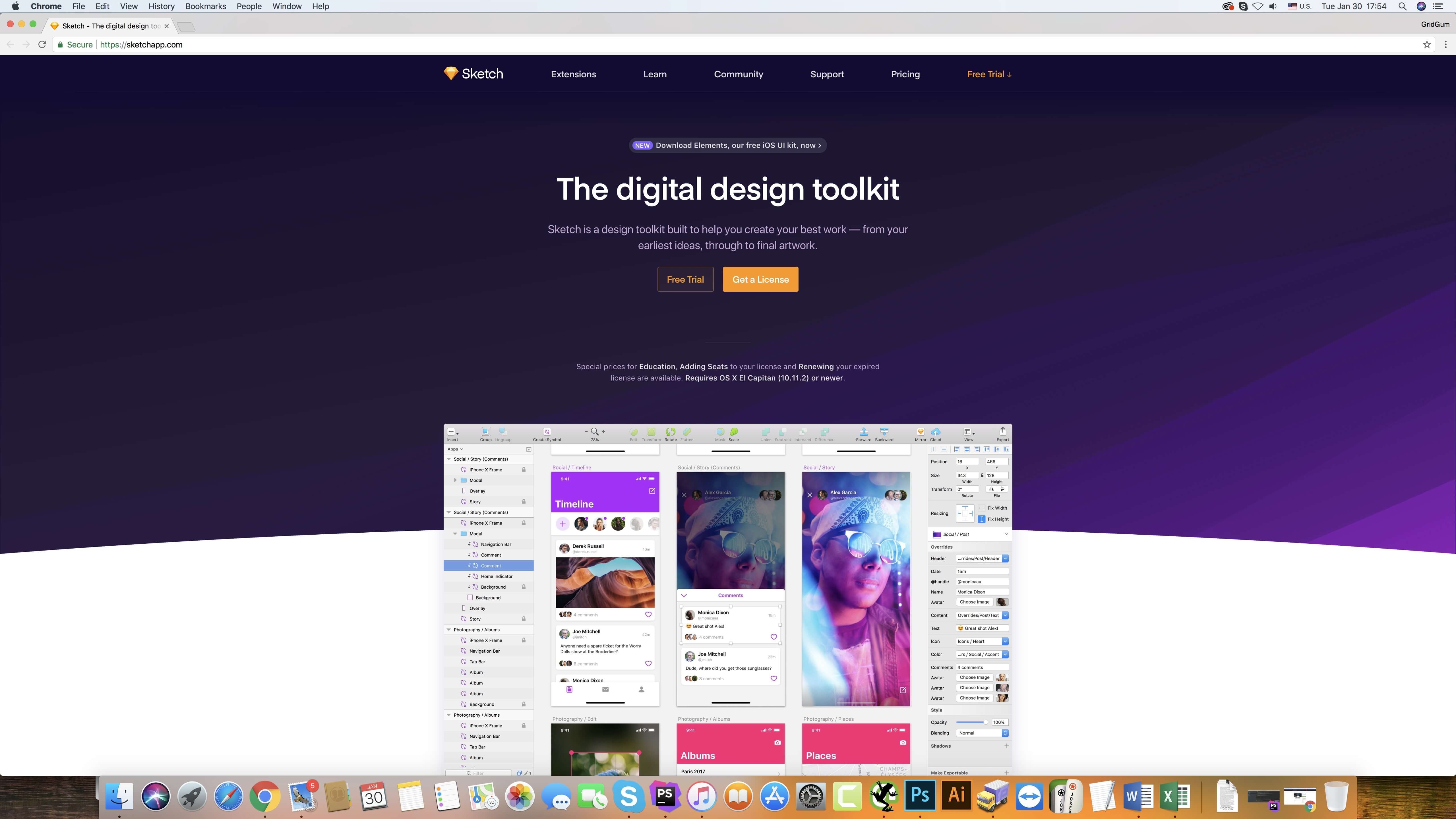 web designing tool for mac
