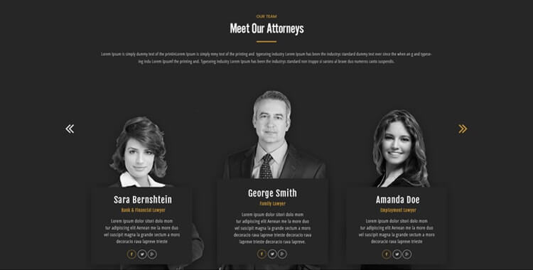 Lawyer html template