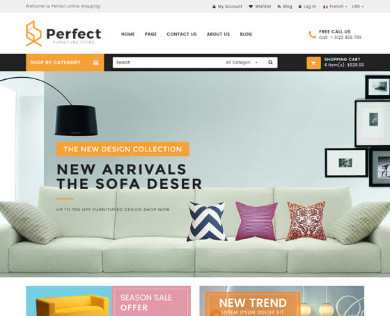 Perfect Responsive Ecommerce Html5 Template