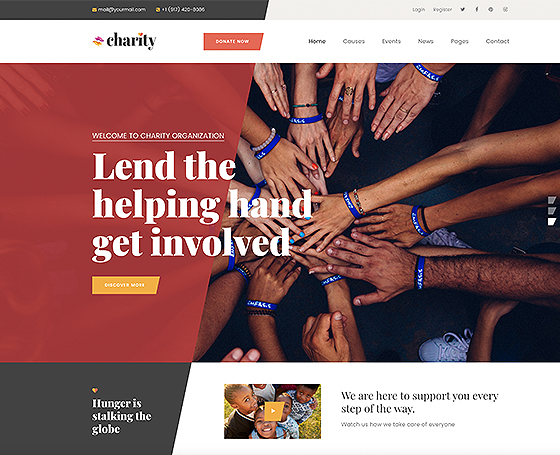 Charity Organization - HTML5 Template