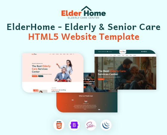 Elder Home Website Template