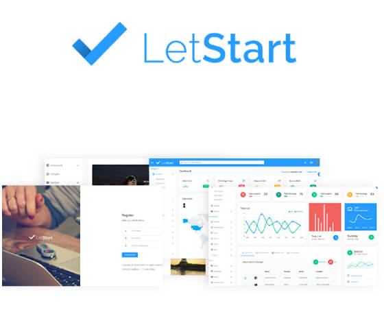Letstart - Admin Dashboard Template