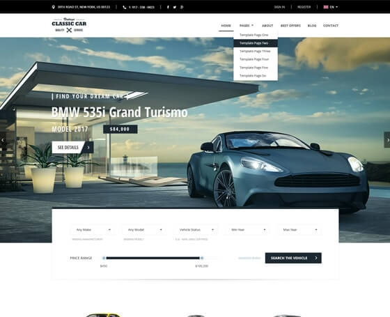 Autodealer bootstrap theme