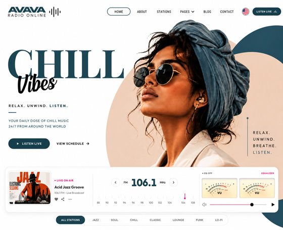 Avava Chill HTML Template