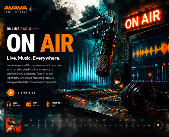 Avava Dark HTML Template