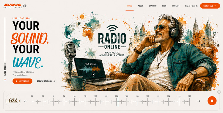 Avava WordPress Template