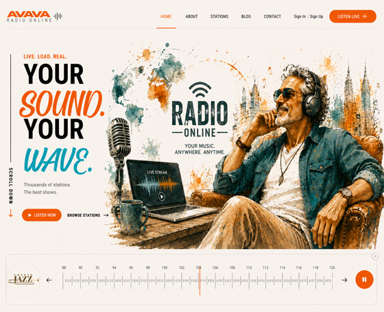 Avava Radio theme