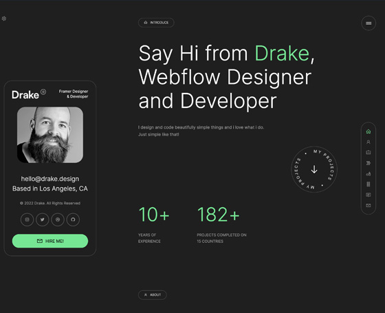 Drake - Portfolio WordPress Theme