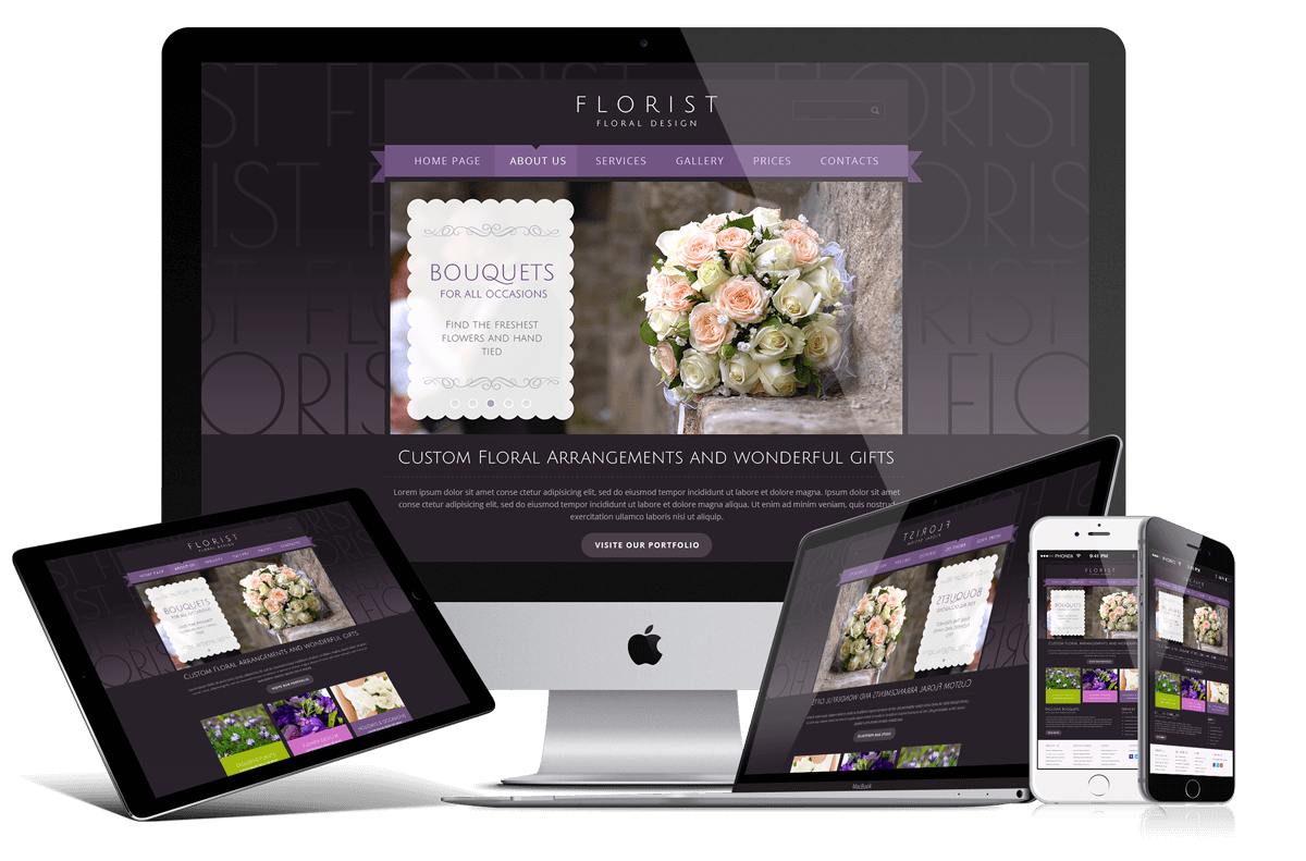 FLORIST - Free Bootstrap HTML Template