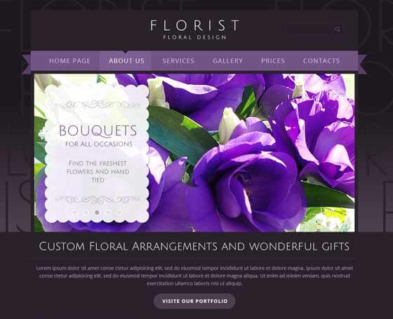 florist free bootstrap theme