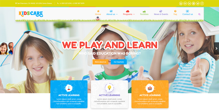 kidscare homepage 3