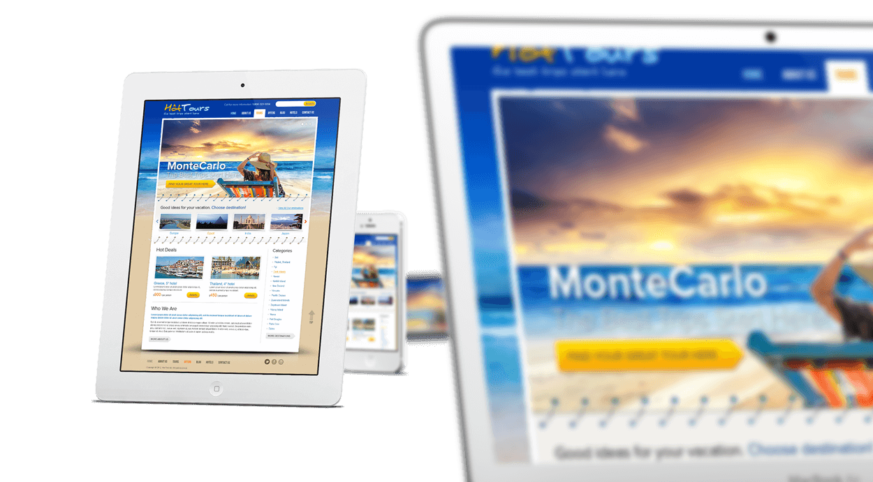 Free Travel WordPress Theme