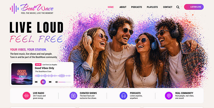 Radio Online Template