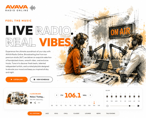 WordPress Radio theme