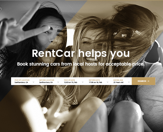 Rent a Car HTML Template