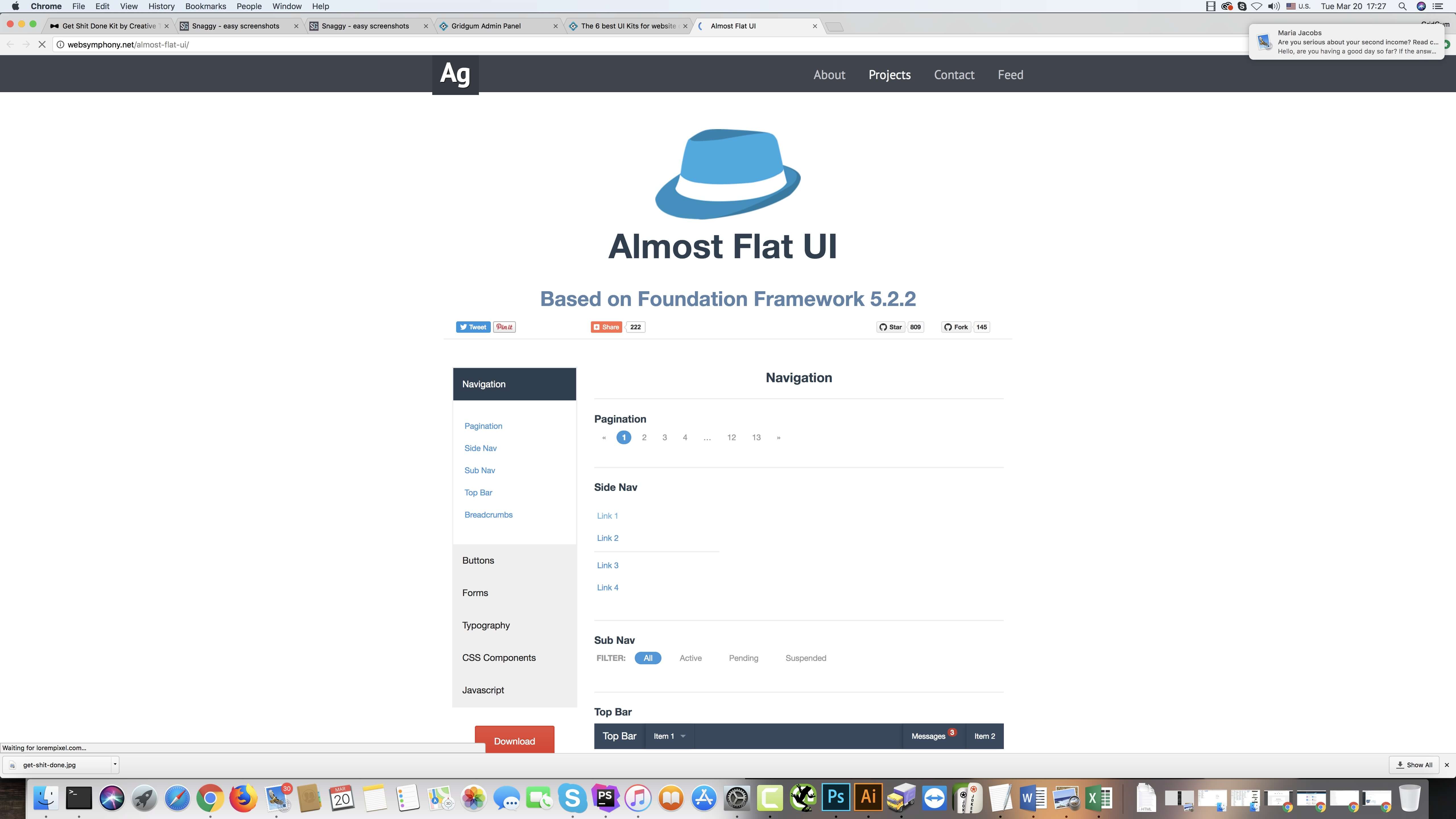 Almost Flat UI