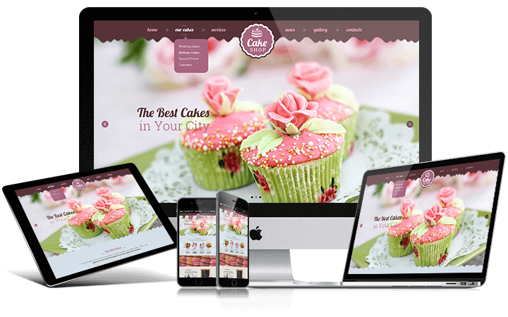 Cupcake premium bootstrap theme