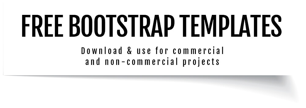 Bootstrap Templates free download