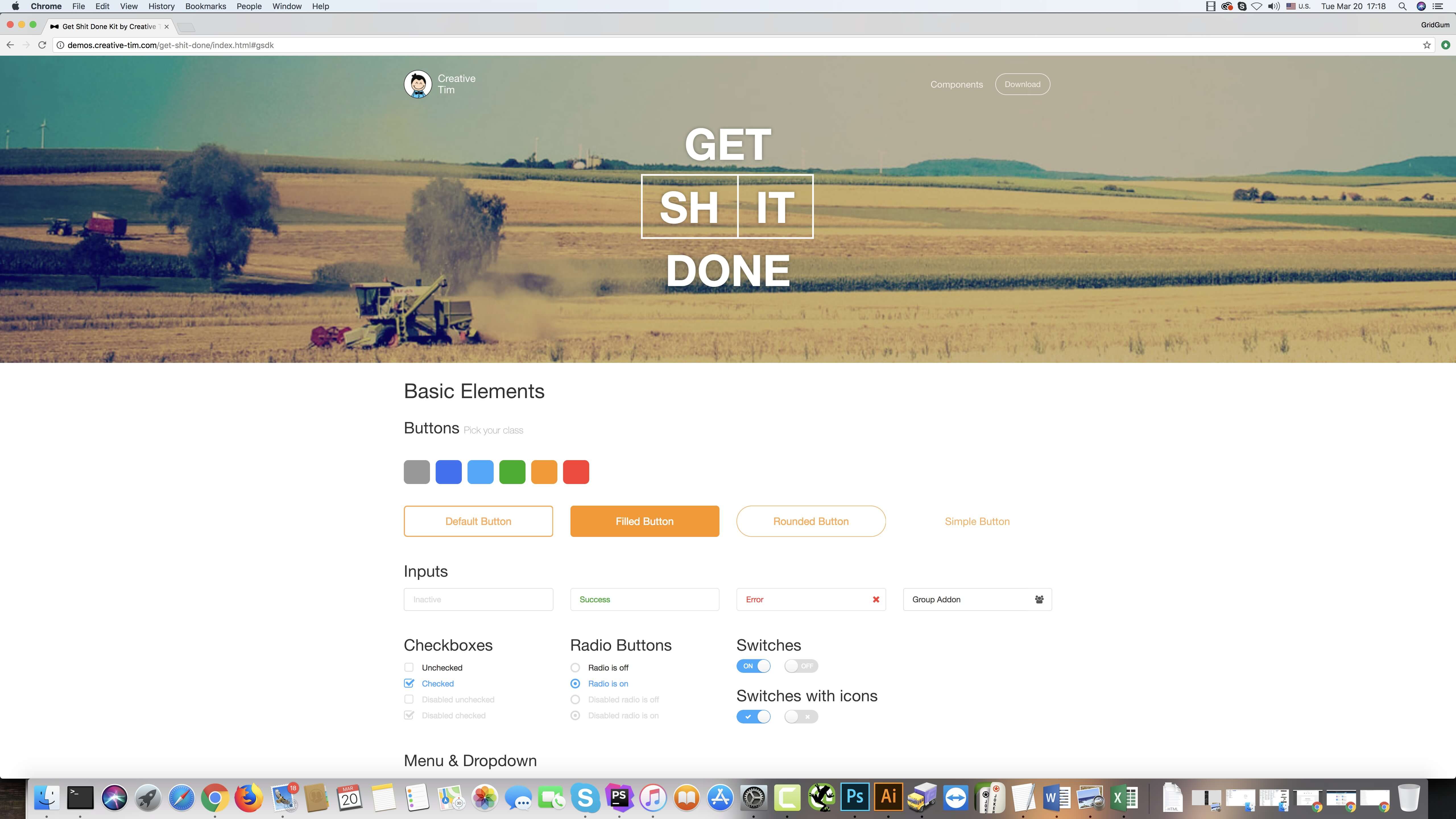 Get Shit Done Kit: Free Bootstrap UI Kit @ Creative Tim