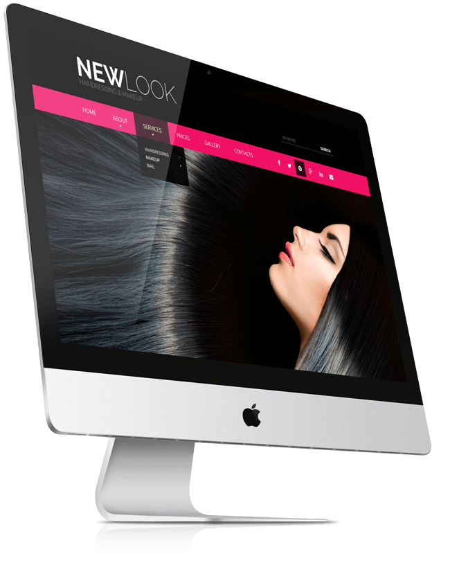 HairDressing bootstrap template