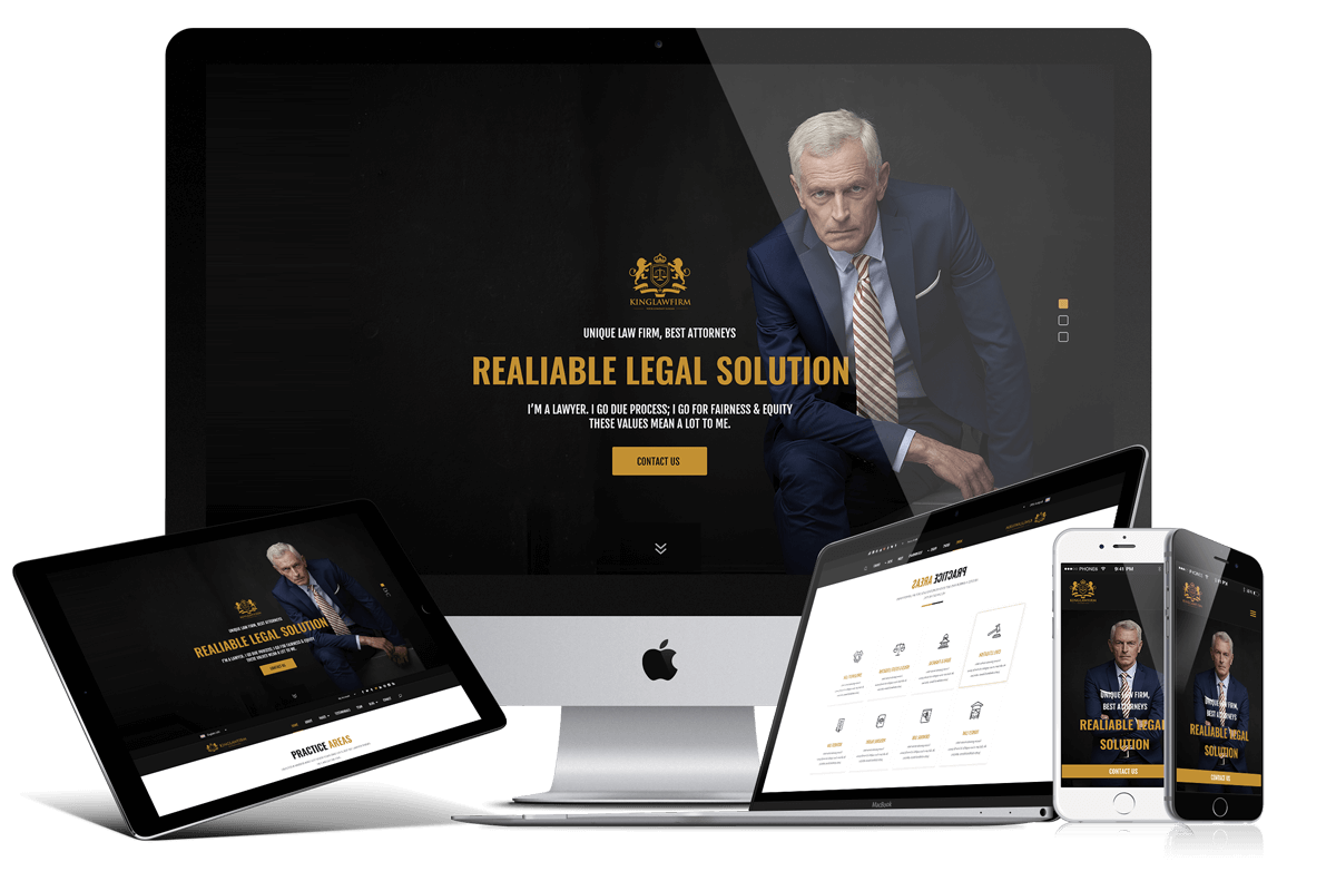 King Law Firm - PSD (photoshop) Template