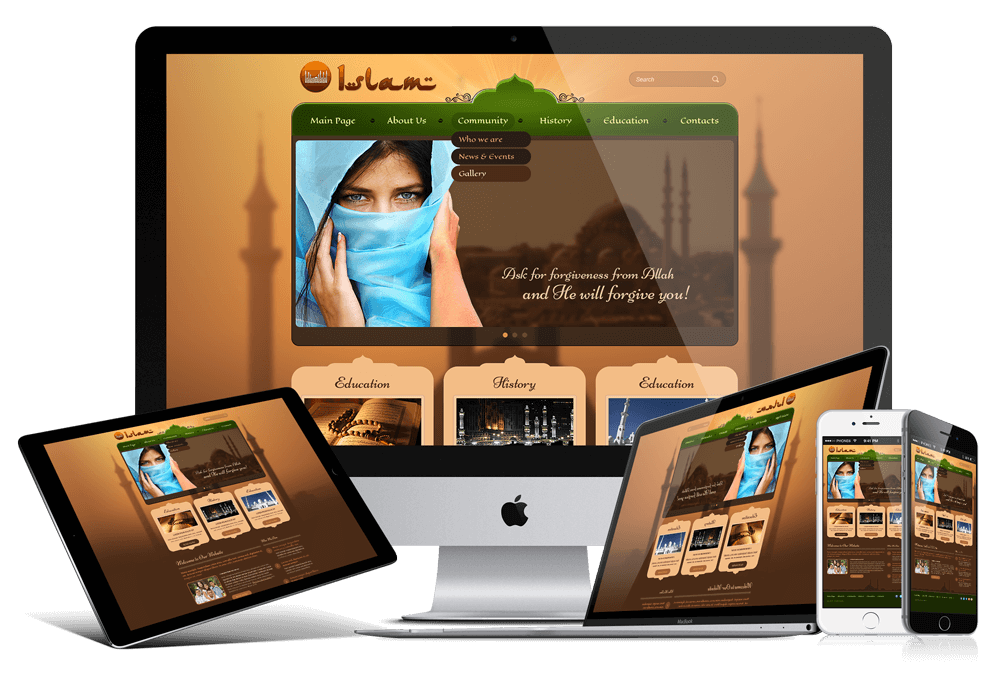 mosque WordPress responsive theme