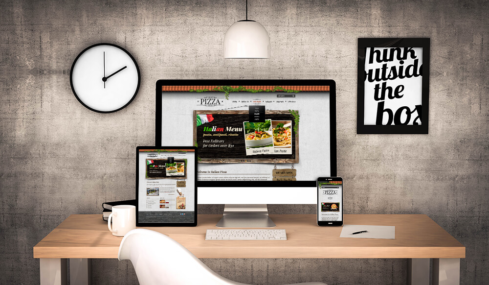 pizza responsive bootstrap theme