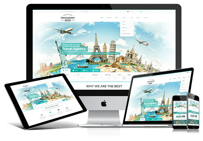 Responsive Travel agency WordPress